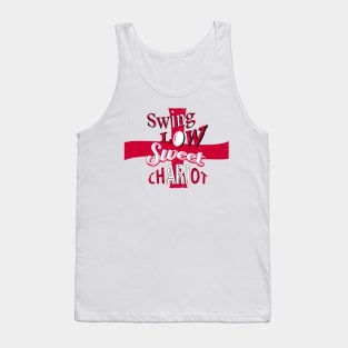 Rugby English Fan Sweet Chariot Tank Top